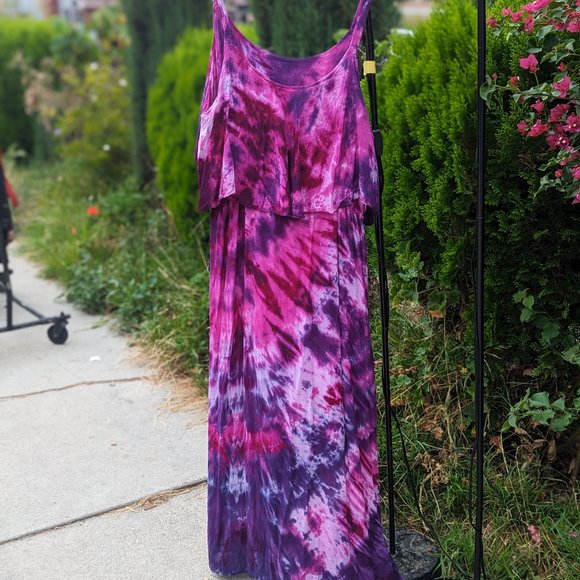 Dresses & Skirts - Beautiful Hand Dyed Maxi Dress NWOT sz 2x